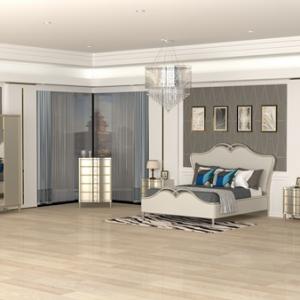 Luxury modern upholstered 801 bedroom set 