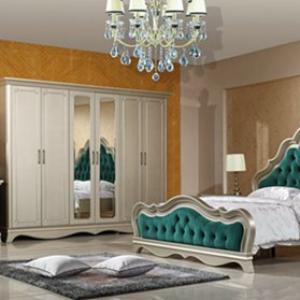 Luxury modern upholstered bedroom set 